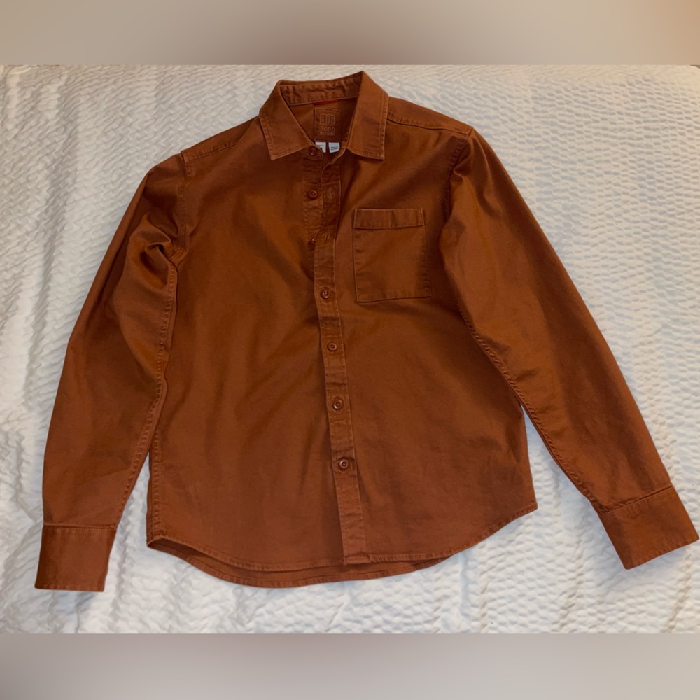 Red Topo Designs Button - Medium